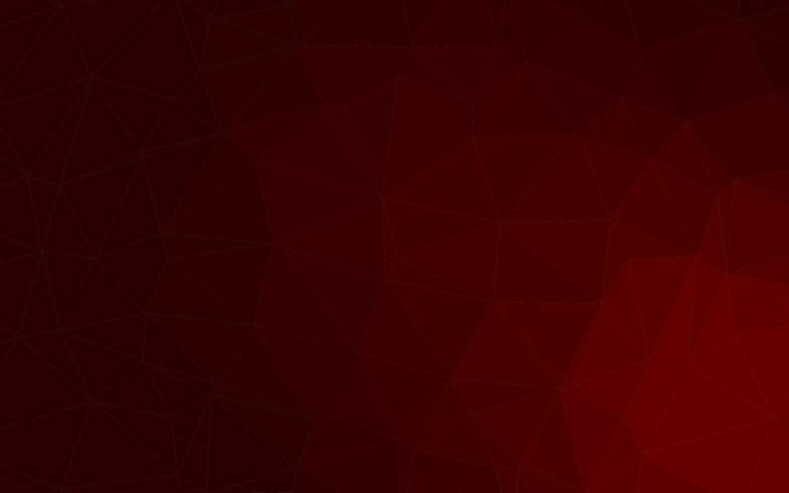 Dark Red vector abstract polygonal layout.