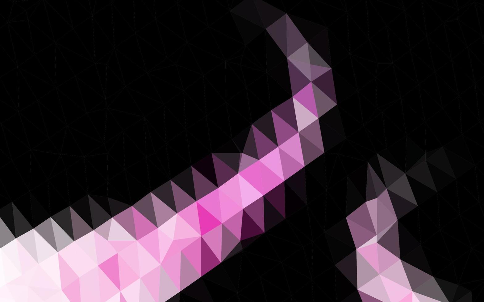 Light Pink vector polygon abstract backdrop.