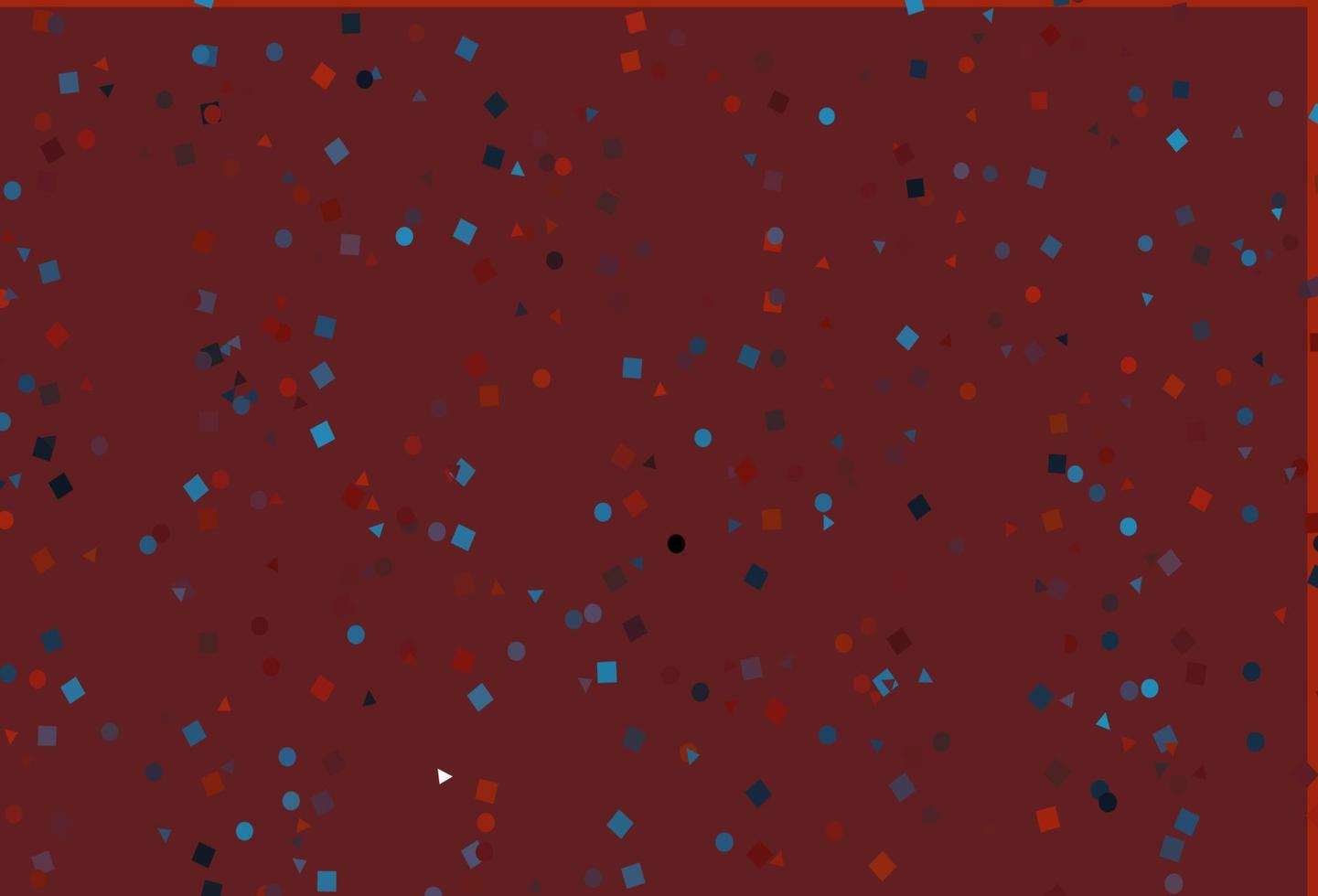 Light Blue, Red vector backdrop with lines, circles, rhombus.