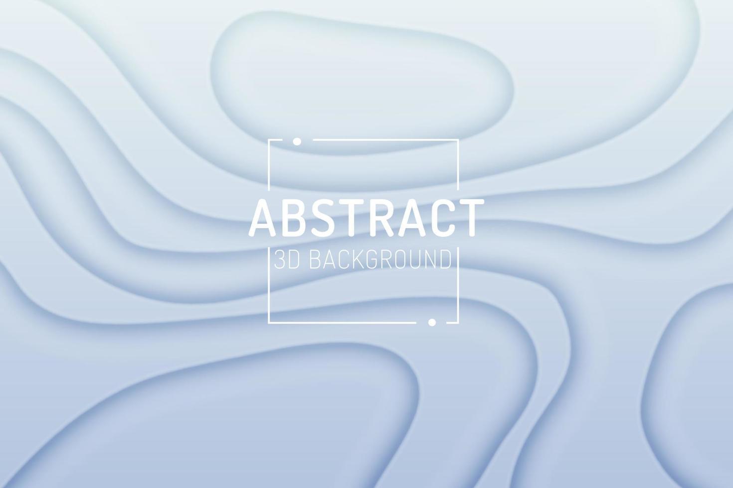 Modern abstract light gradient background with 3D lines vector