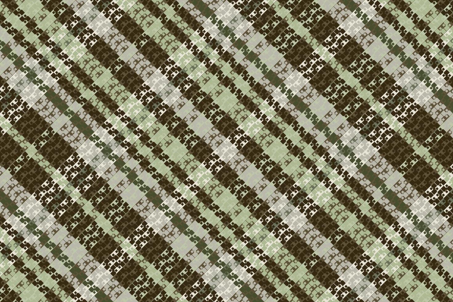Tartan Plaid With Vintage Color Pattern. vector
