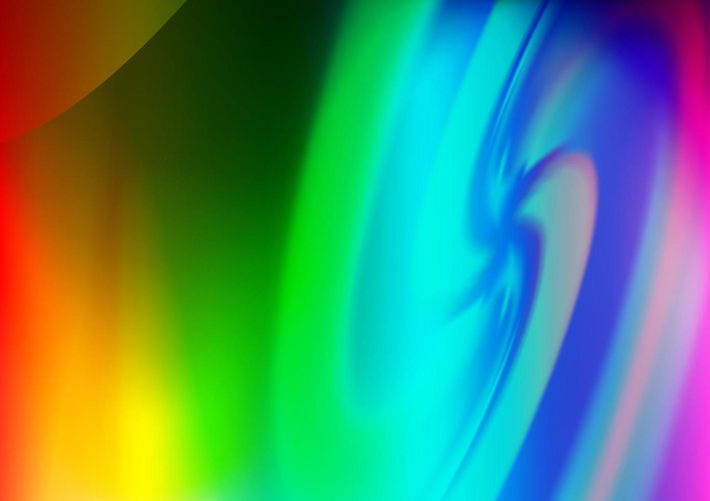 Light Multicolor, Rainbow vector background with lava shapes.