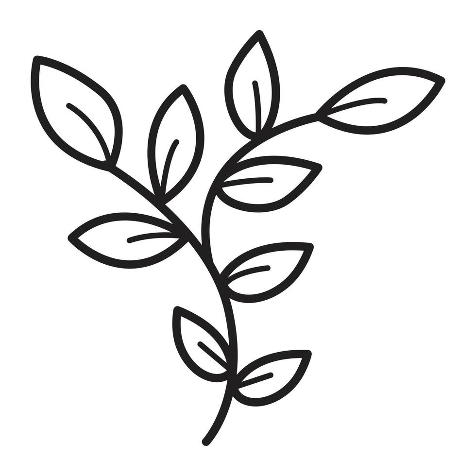 Laurel wreath vector icon design. Circle flat icon.