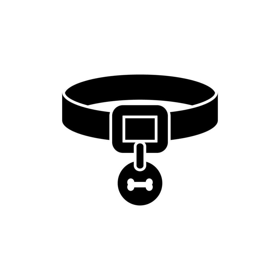 Collar, dog vector icon