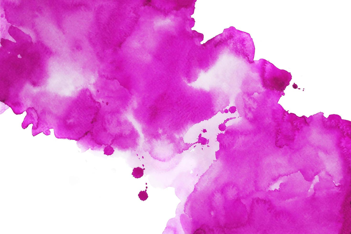 Pink Watercolor hand painting and splash abstract texture on white paper Background photo