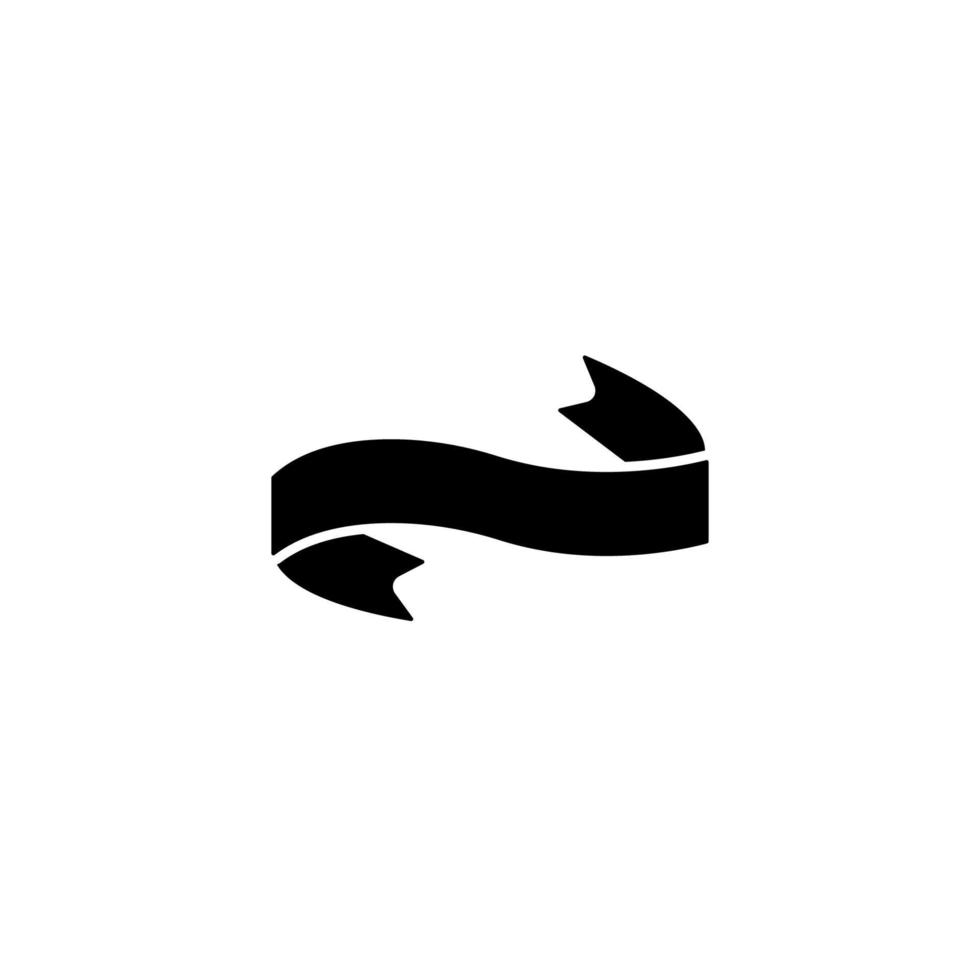 Ribbon vector icon