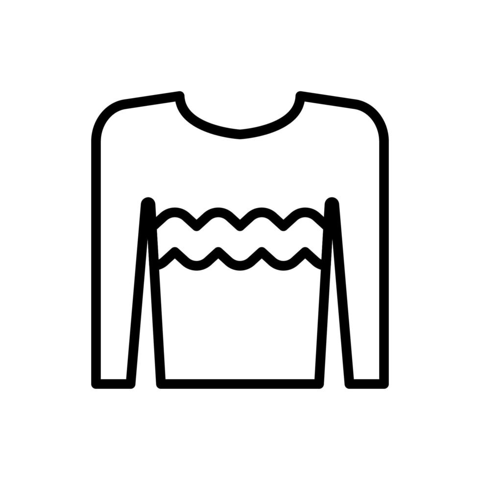 Sweater, clothes vector icon