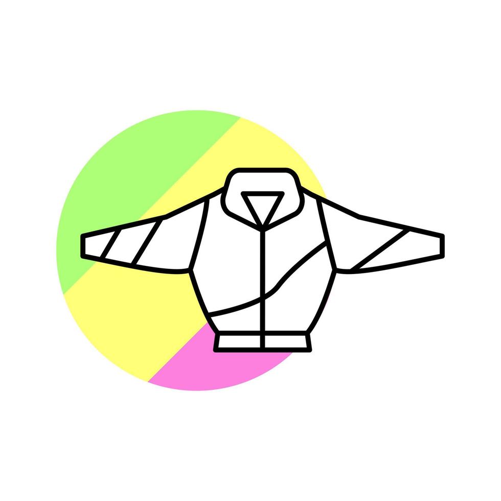 Jacket the 90s vector icon