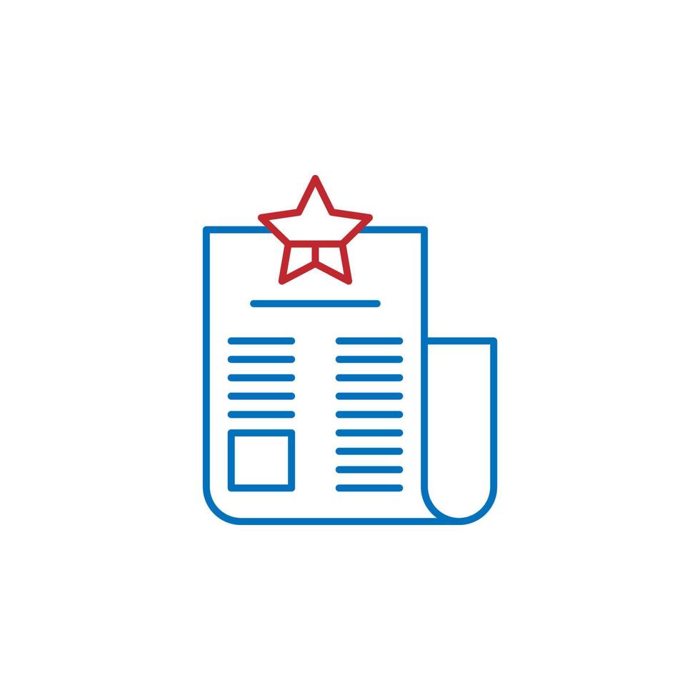 USA, political vector icon