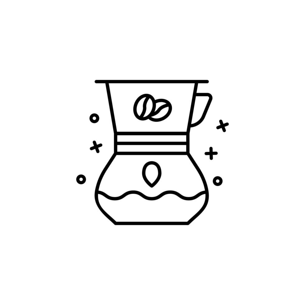 Coffee, hot, machine vector icon