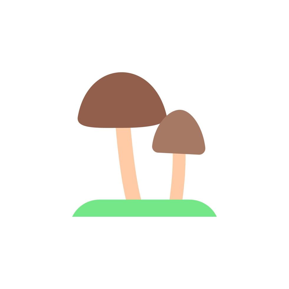 Mushroom alternative medicine vector icon