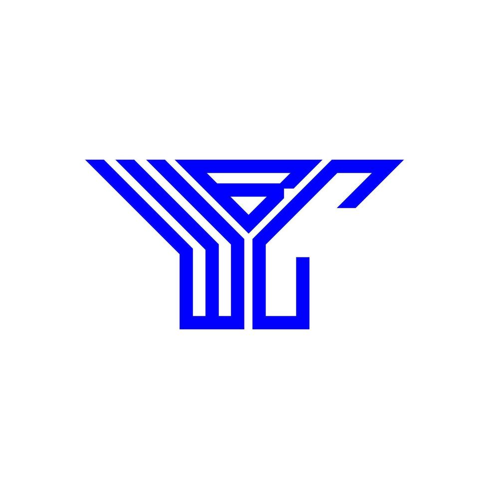 diseño creativo del logotipo de la letra wbc con gráfico vectorial, logotipo simple y moderno de wbc. vector