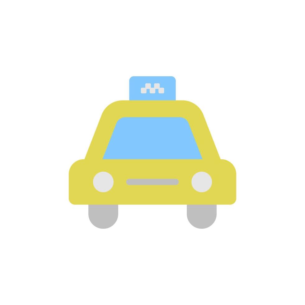 Taxi, car vector icon