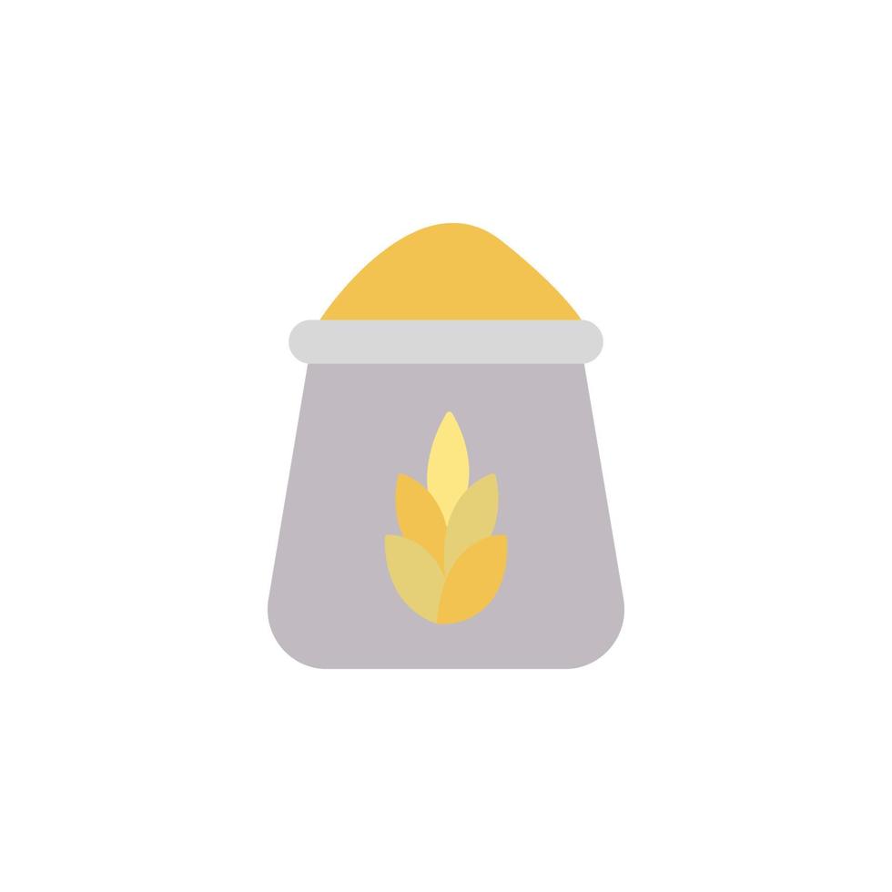 Spike sack, beer vector icon