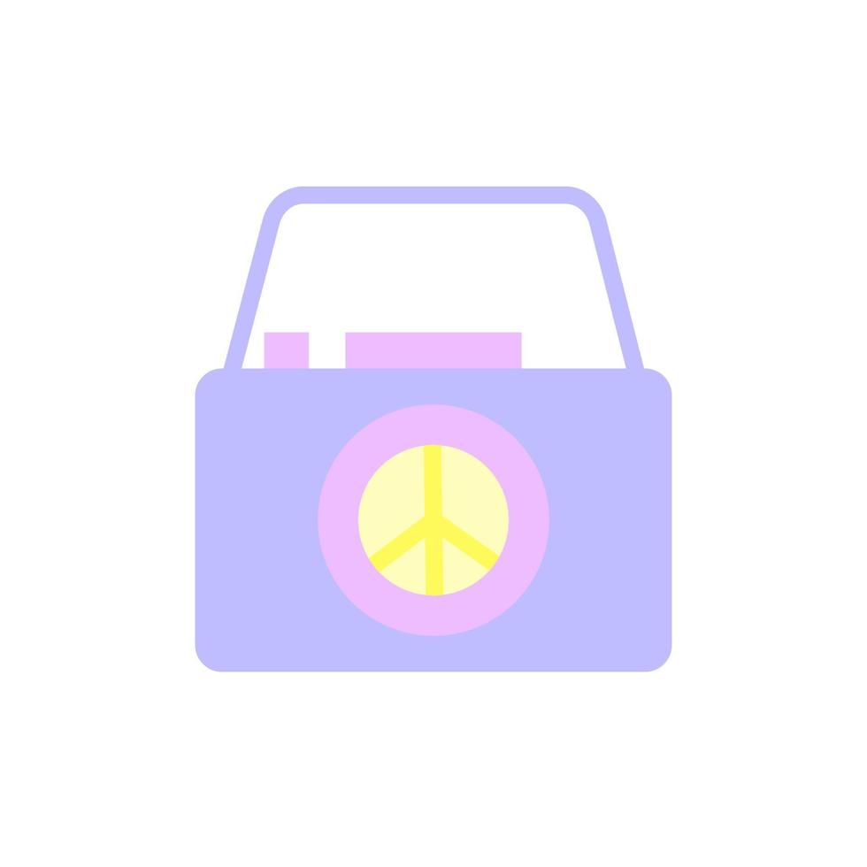 Camera, peace vector icon