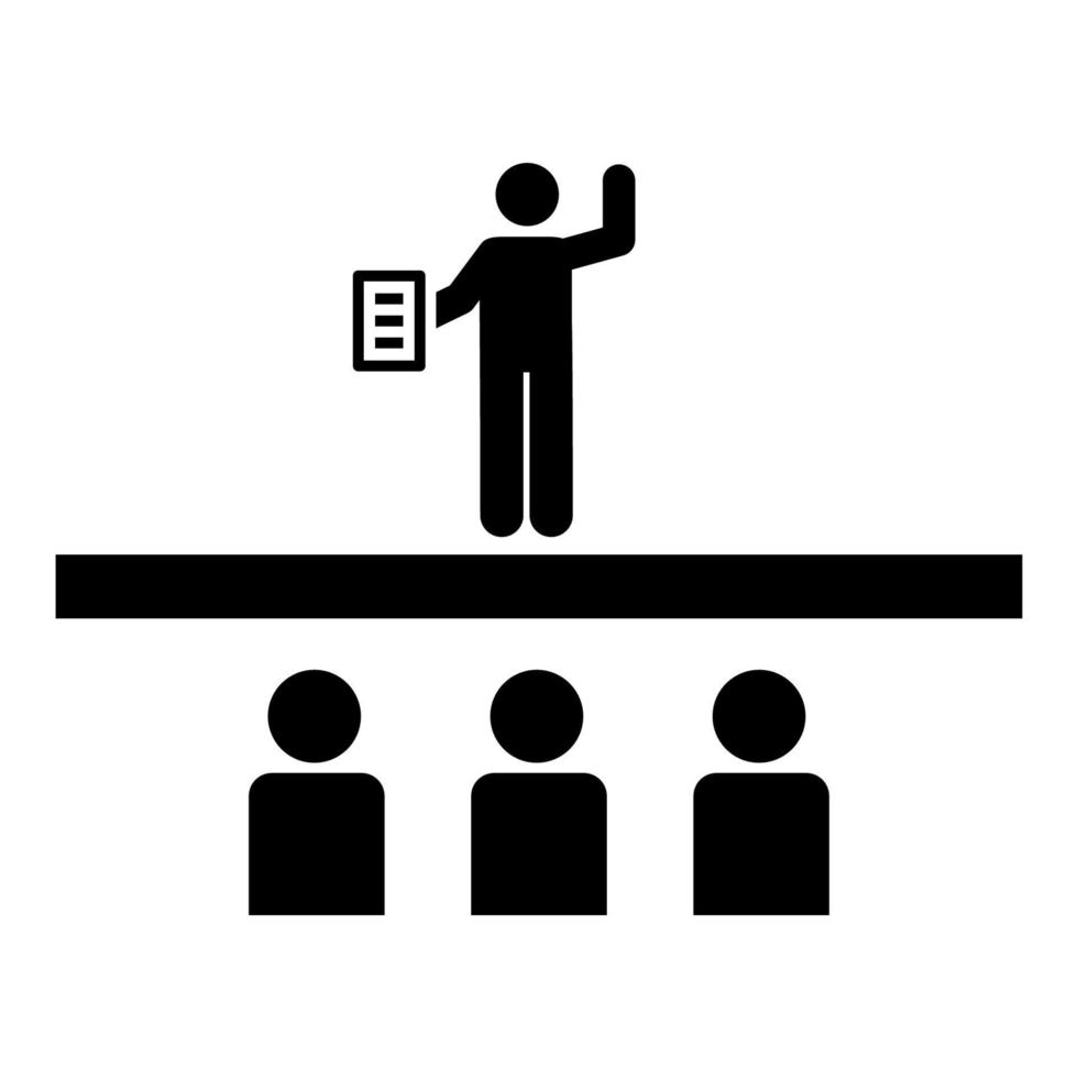Acting, stage, theater vector icon
