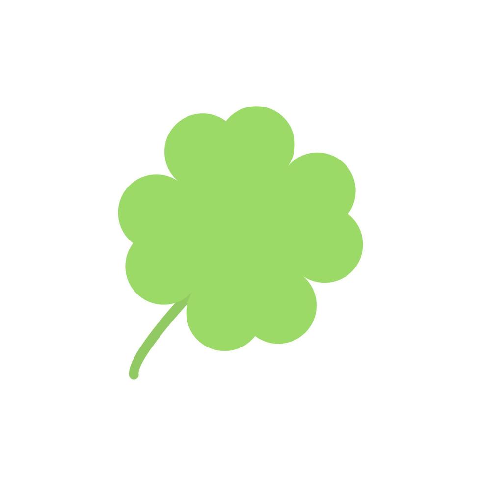 Leaf quatrefoil color vector icon