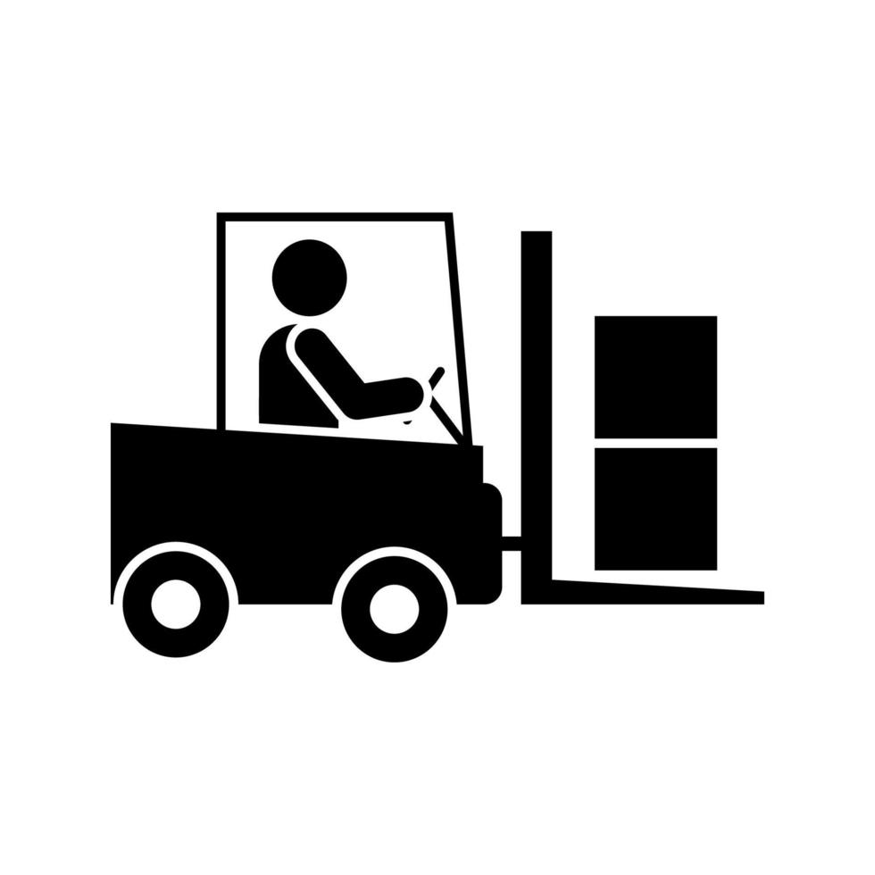 Automation, person, man, industry, assembly vector icon