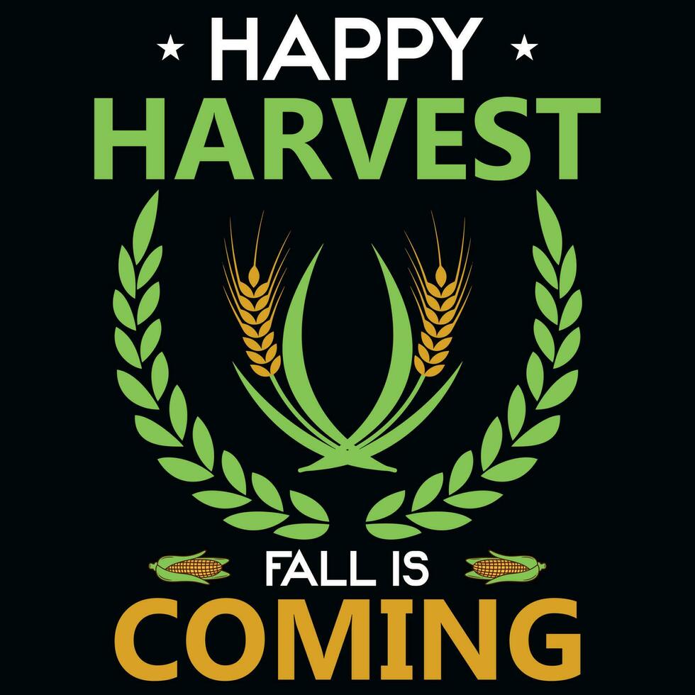 Farmer harvest tshirt design vector