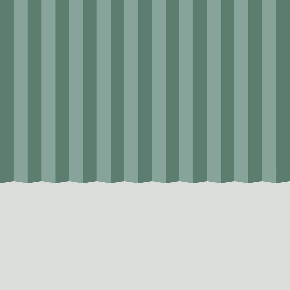 Abstract backdrops Pastel Color stripe pattern wall. green background. Square Template vector