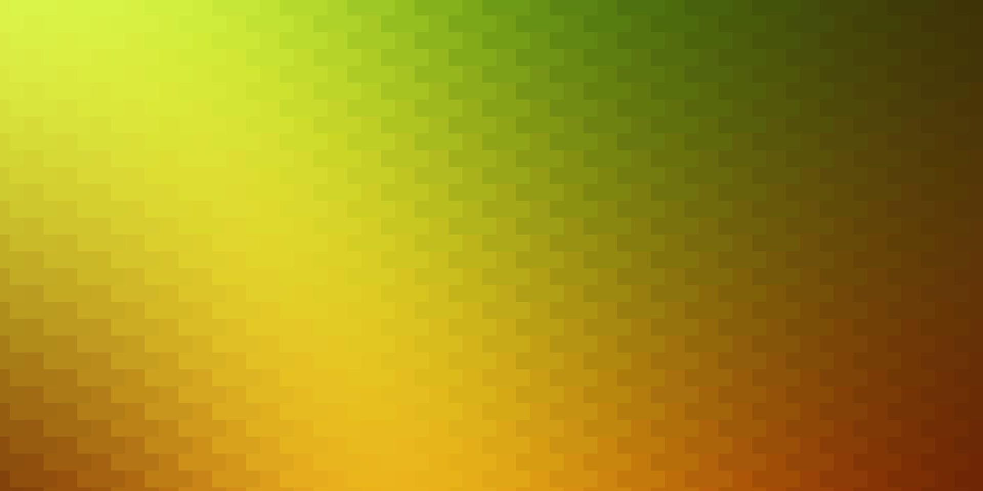 Fondo de vector verde claro, amarillo en estilo poligonal.