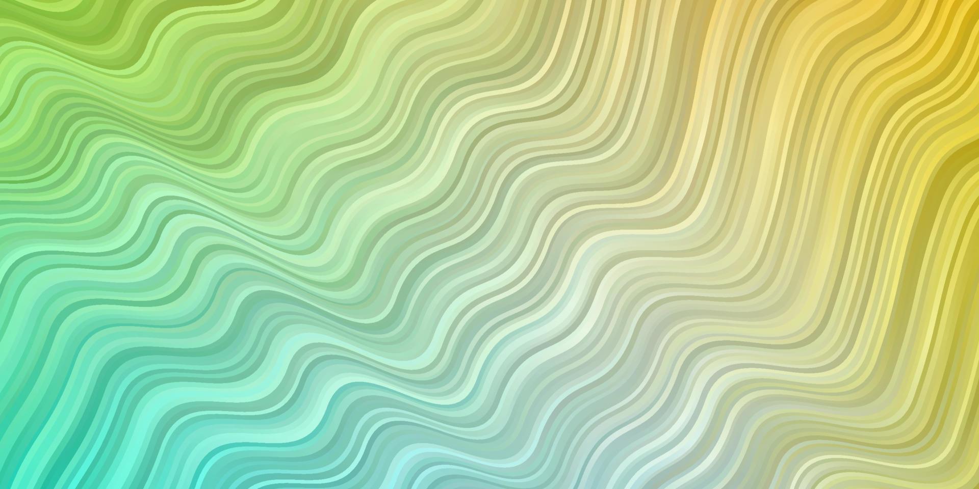 Light Blue, Yellow vector background with wry lines.