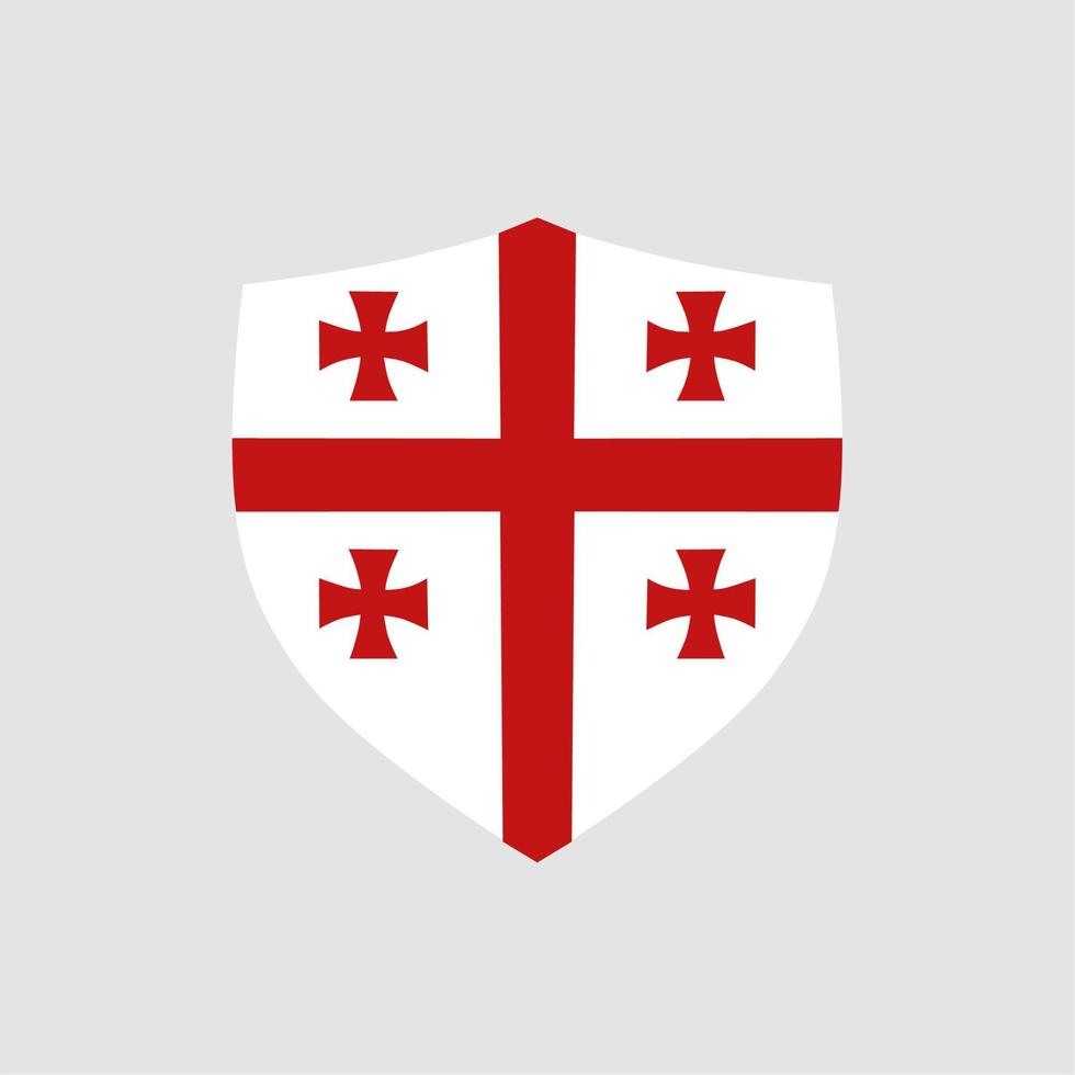 Georgia flag icon, illustration of national flag design with elegance concept, perfect for independence design vector