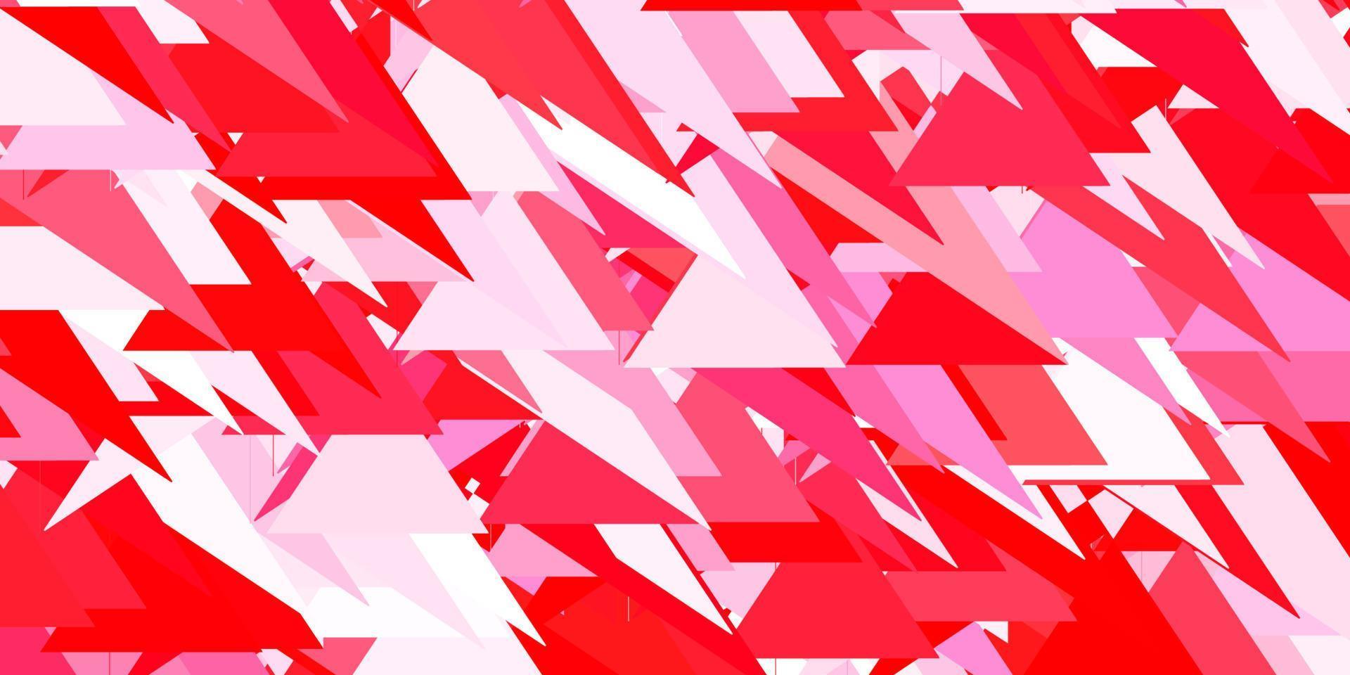 Light red vector pattern with polygonal shapes.