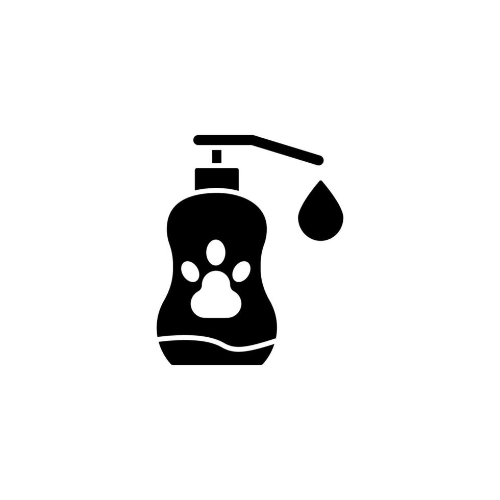 Paw, soap vector icon