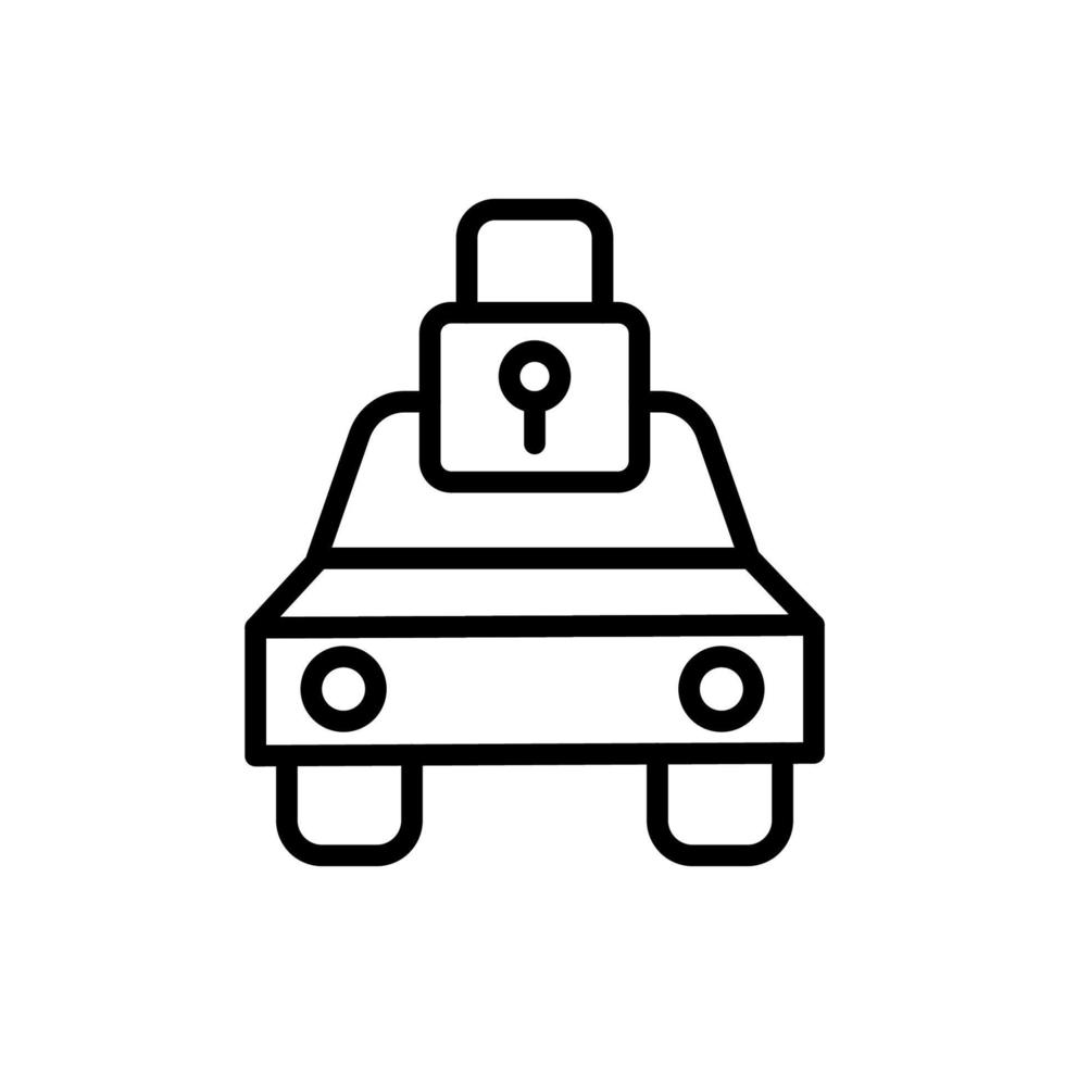 car lock vector icon
