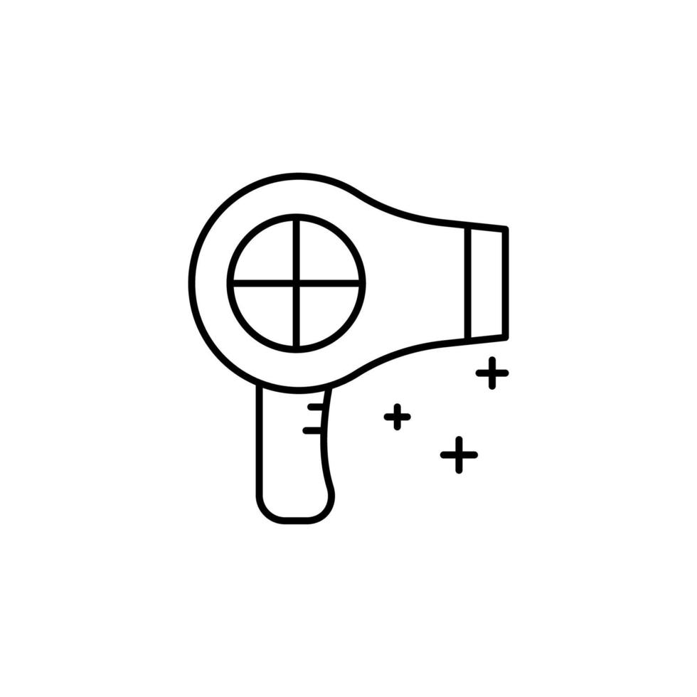 Hair dryer vector icon