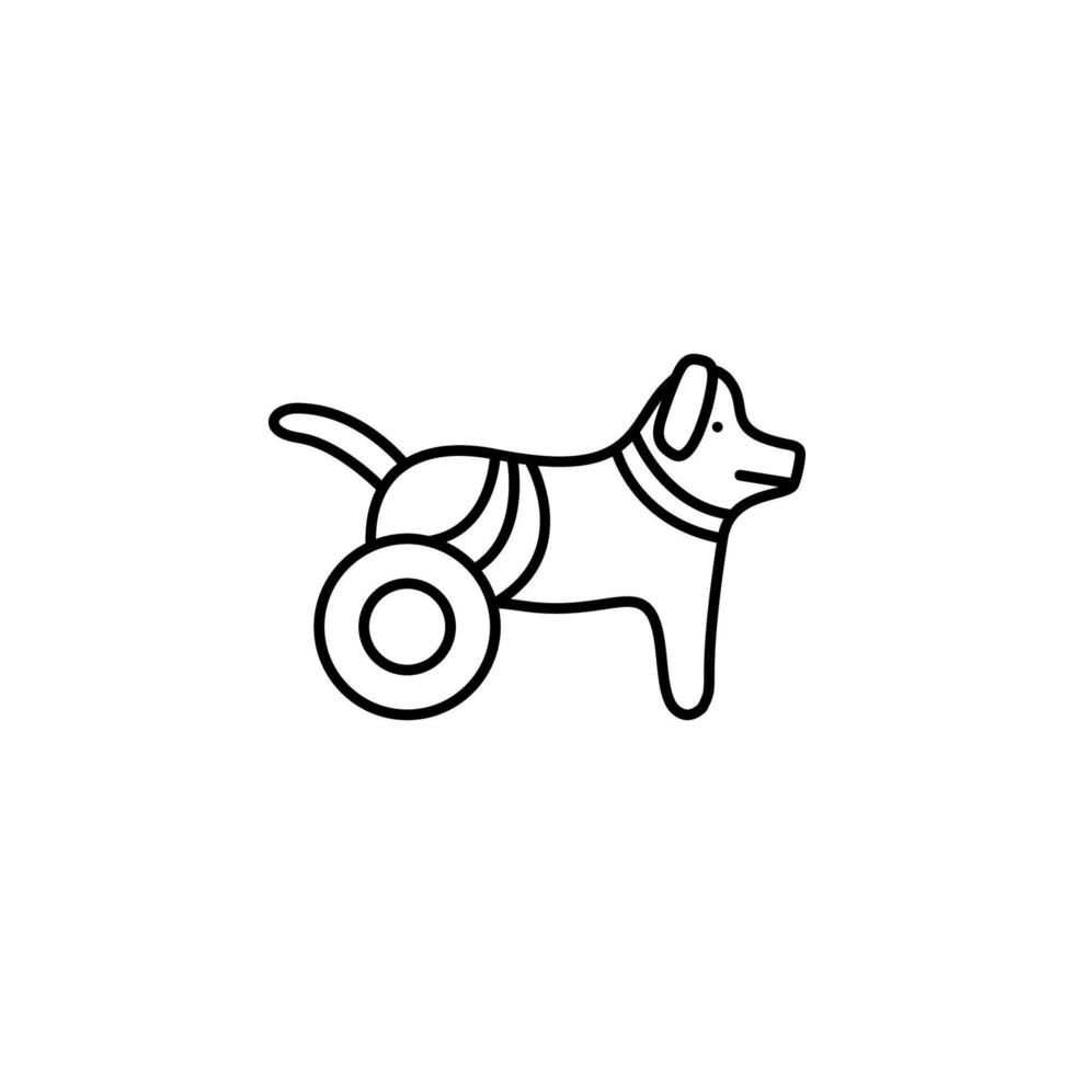 perro, Desventaja vector icono