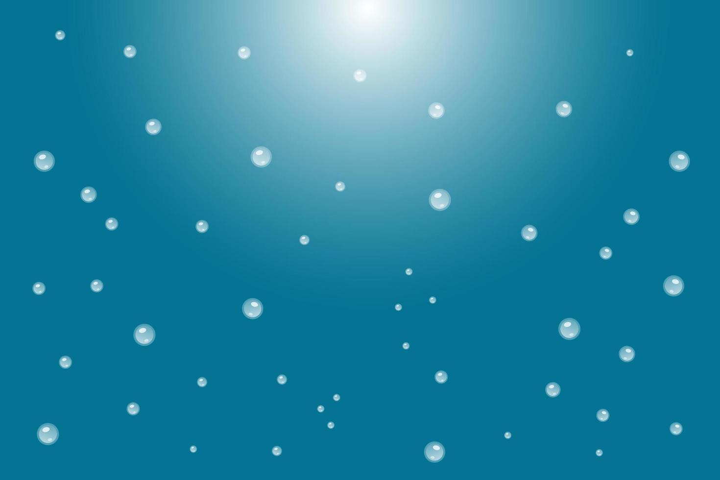 water drops on blue background vector