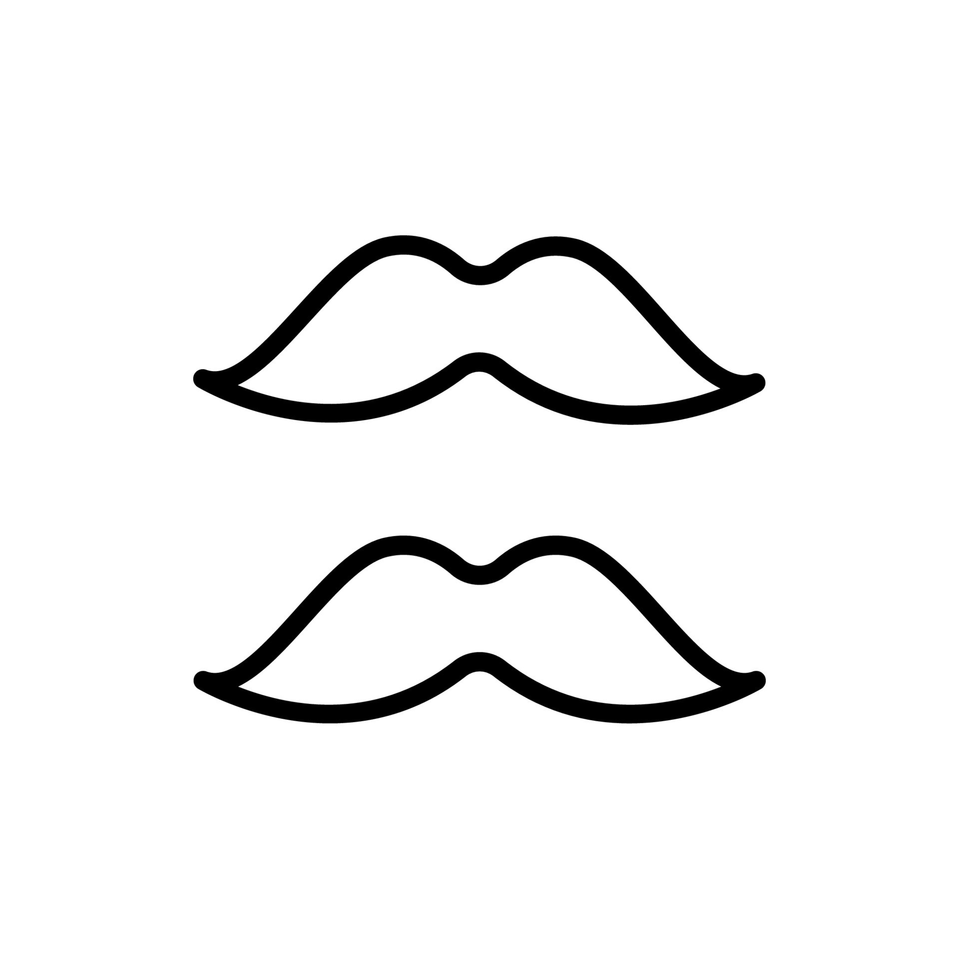 Mustache vector icon 22581001 Vector Art at Vecteezy