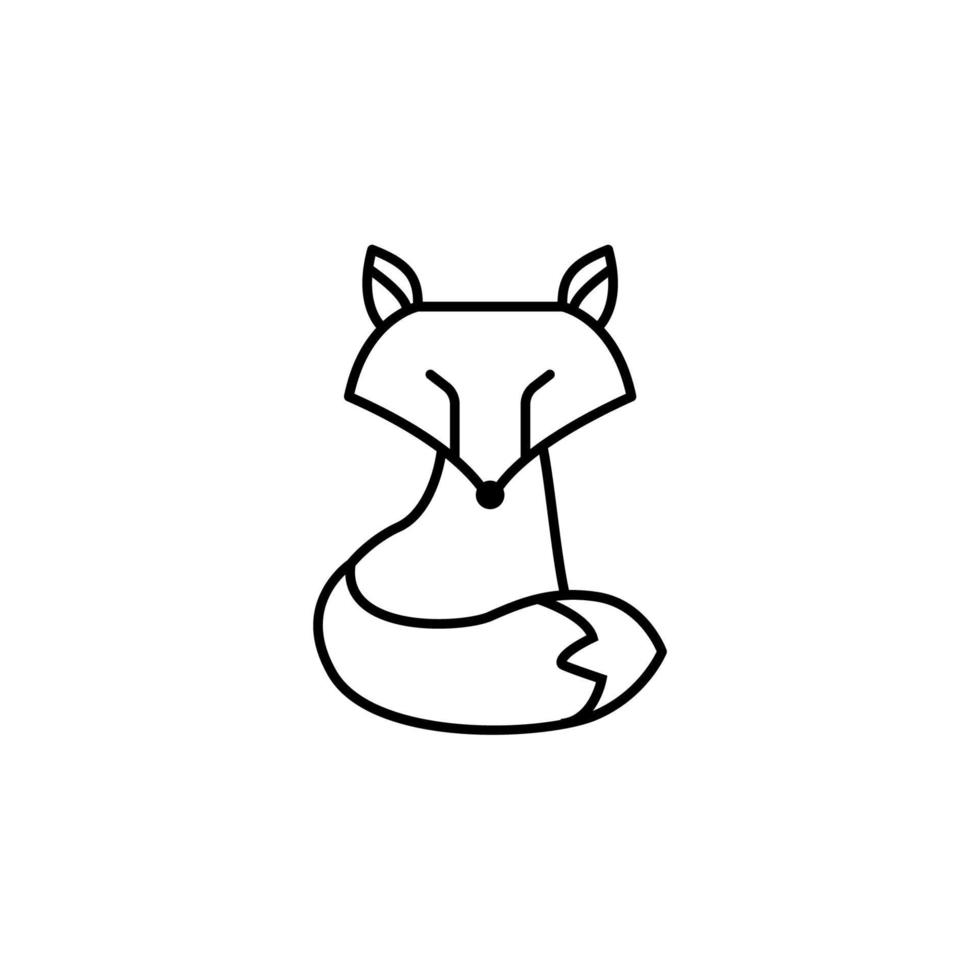 Fox vector icon