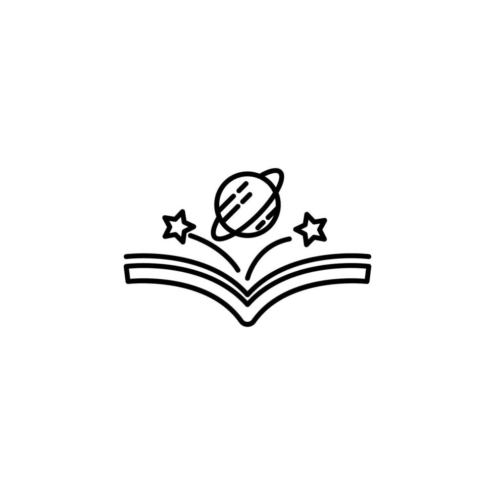 augmented reality, technology, education, reading, space vector icon