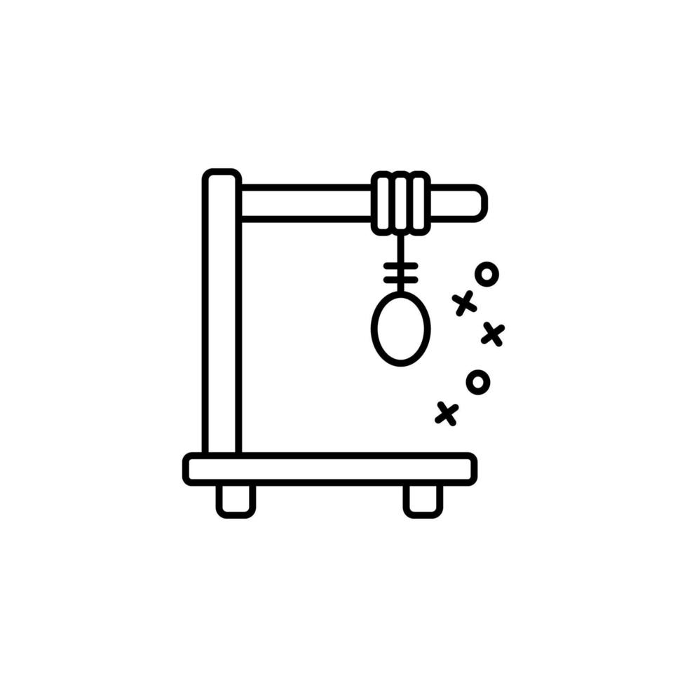 Gallows death penalty old vector icon