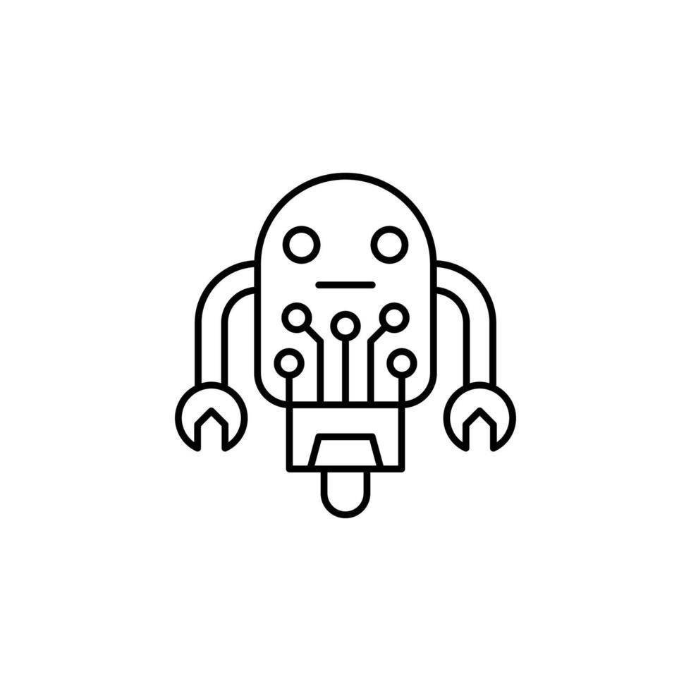 Robot vector icon
