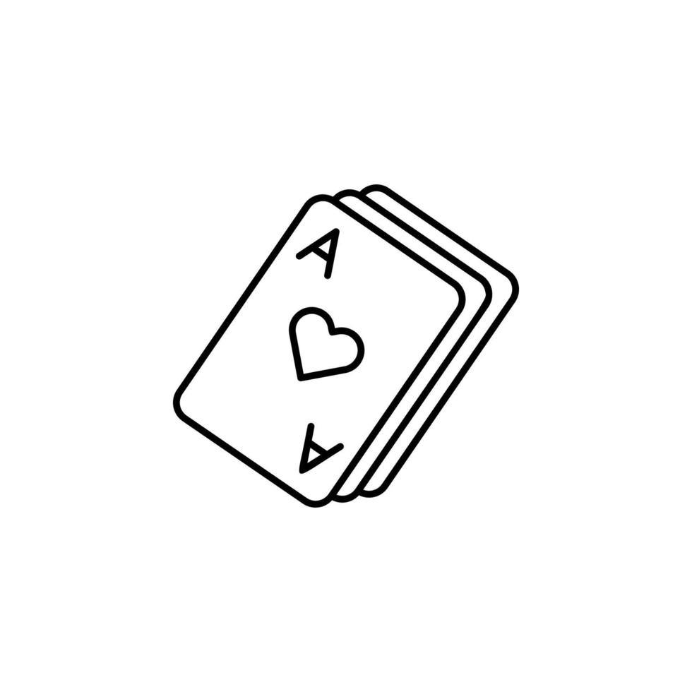 Poker, casino vector icon