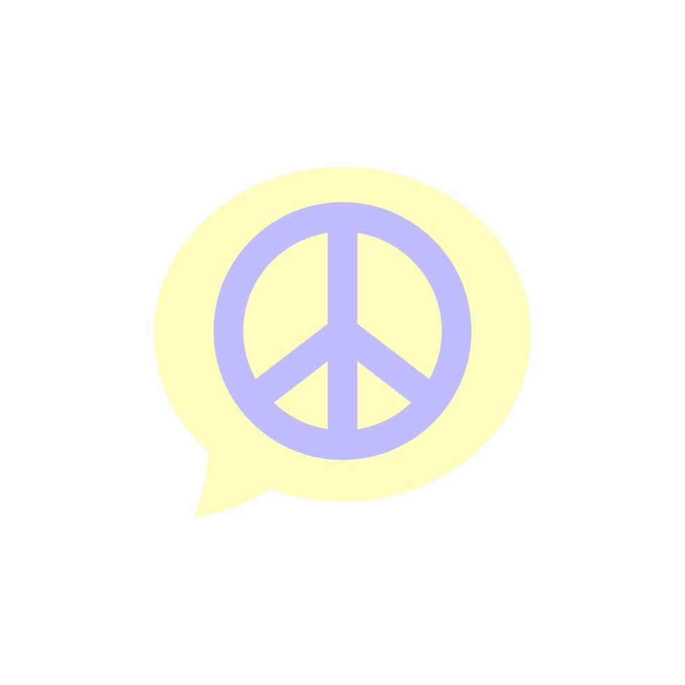 Chart, peace vector icon