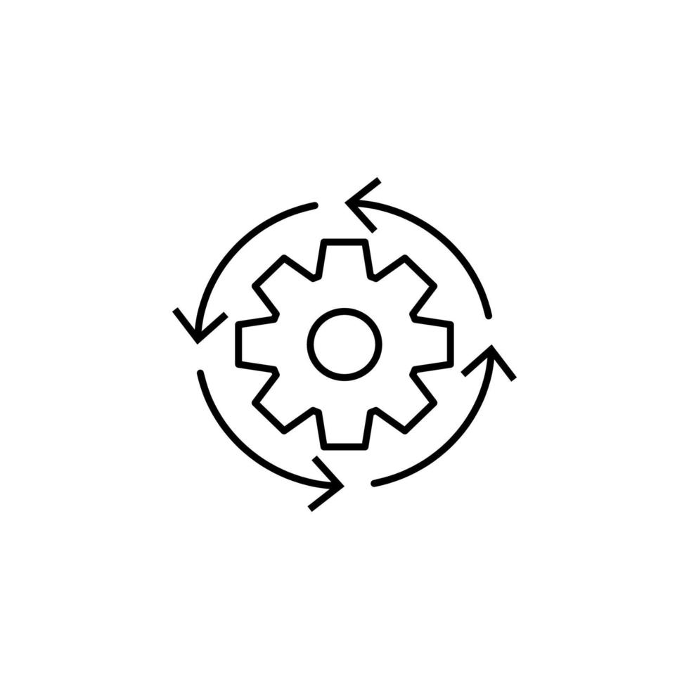 Settings vector icon