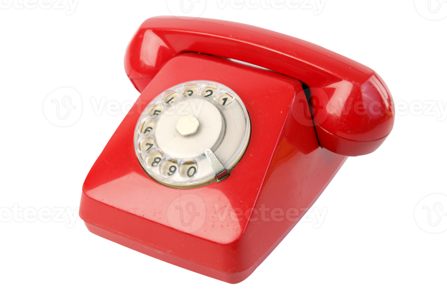 gammal röd telefon png