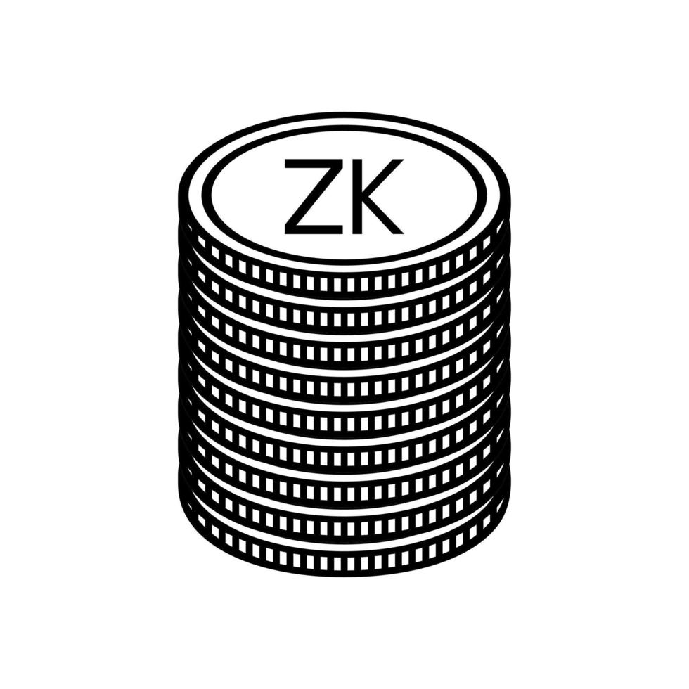 Zambia moneda símbolo, zambiano kwacha icono, zmw signo. vector ilustración