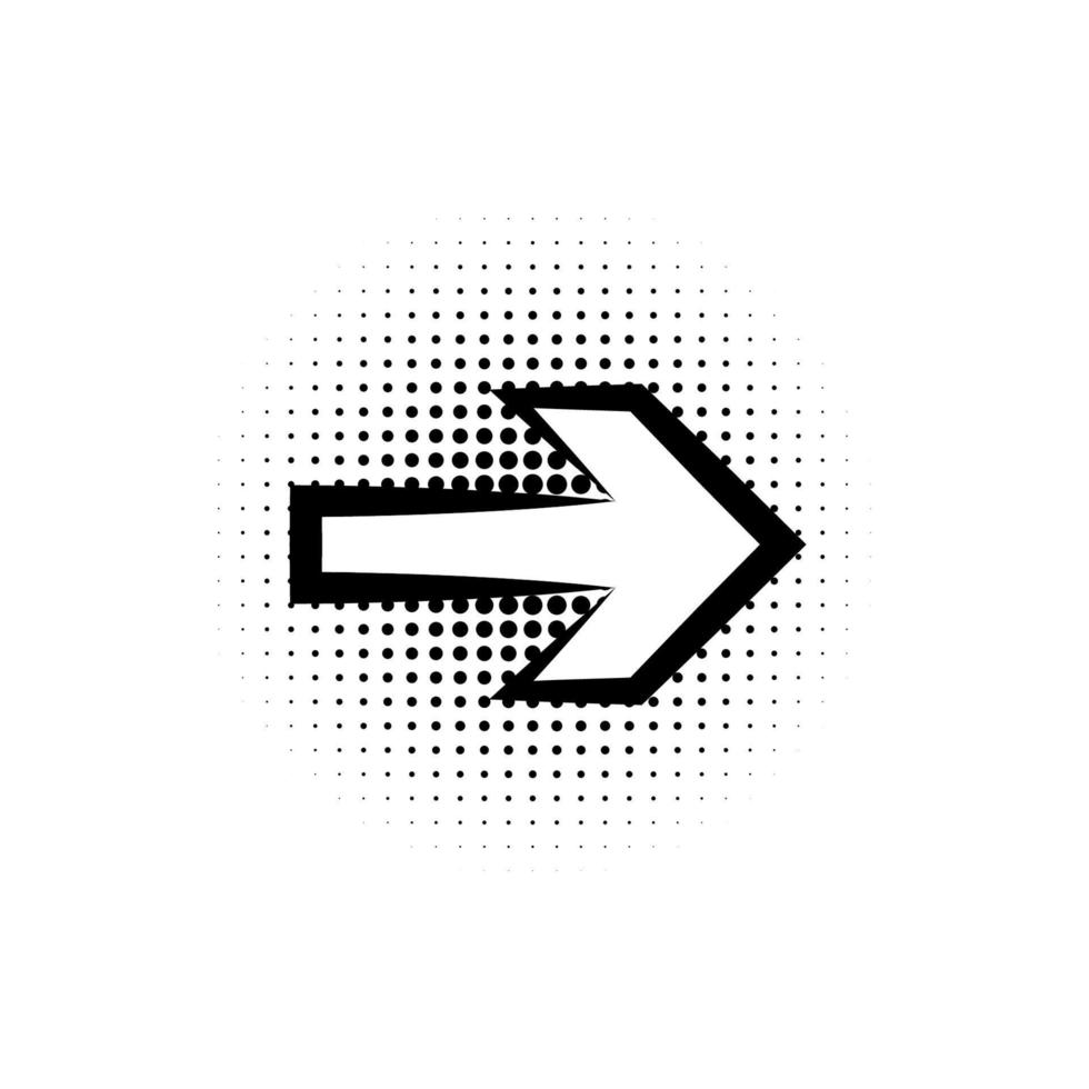 pop art, speech bubble, arrow vector icon