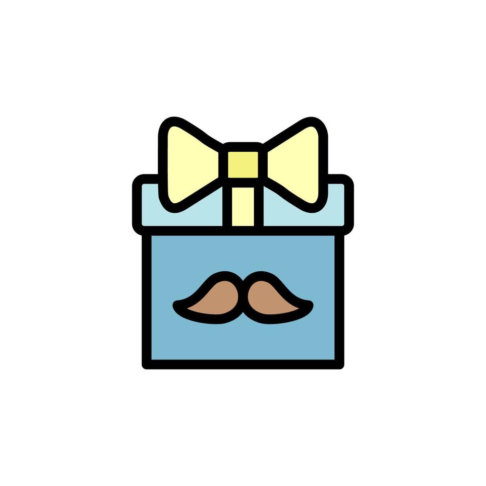 icono de vector de caja de regalo