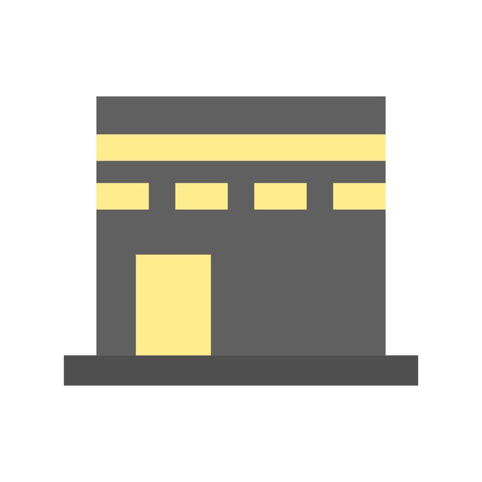 Kaaba Ramadan vector icon