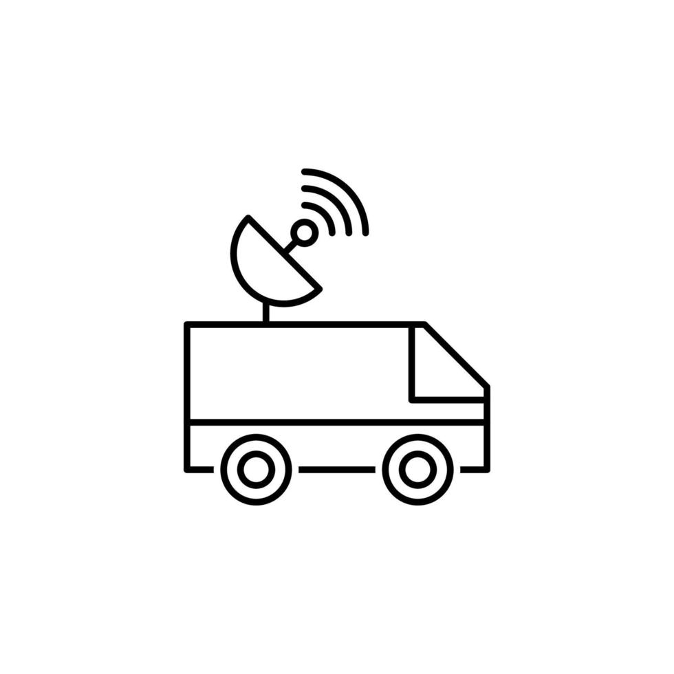 Mobile unit vector icon