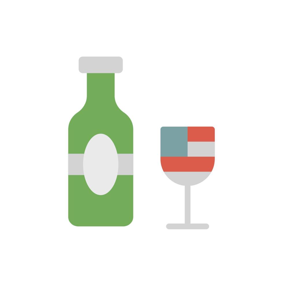 bebida alcohol copa vector icono