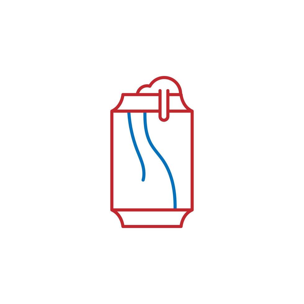 USA, beverage vector icon