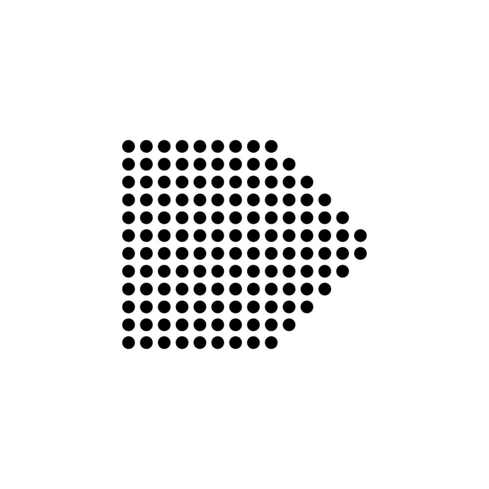 arrow, right, navigation, pixel vector icon